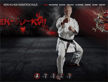 Tablet Screenshot of karate-kg.de